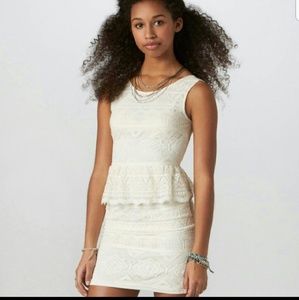 Ivory American Eagle lace dress